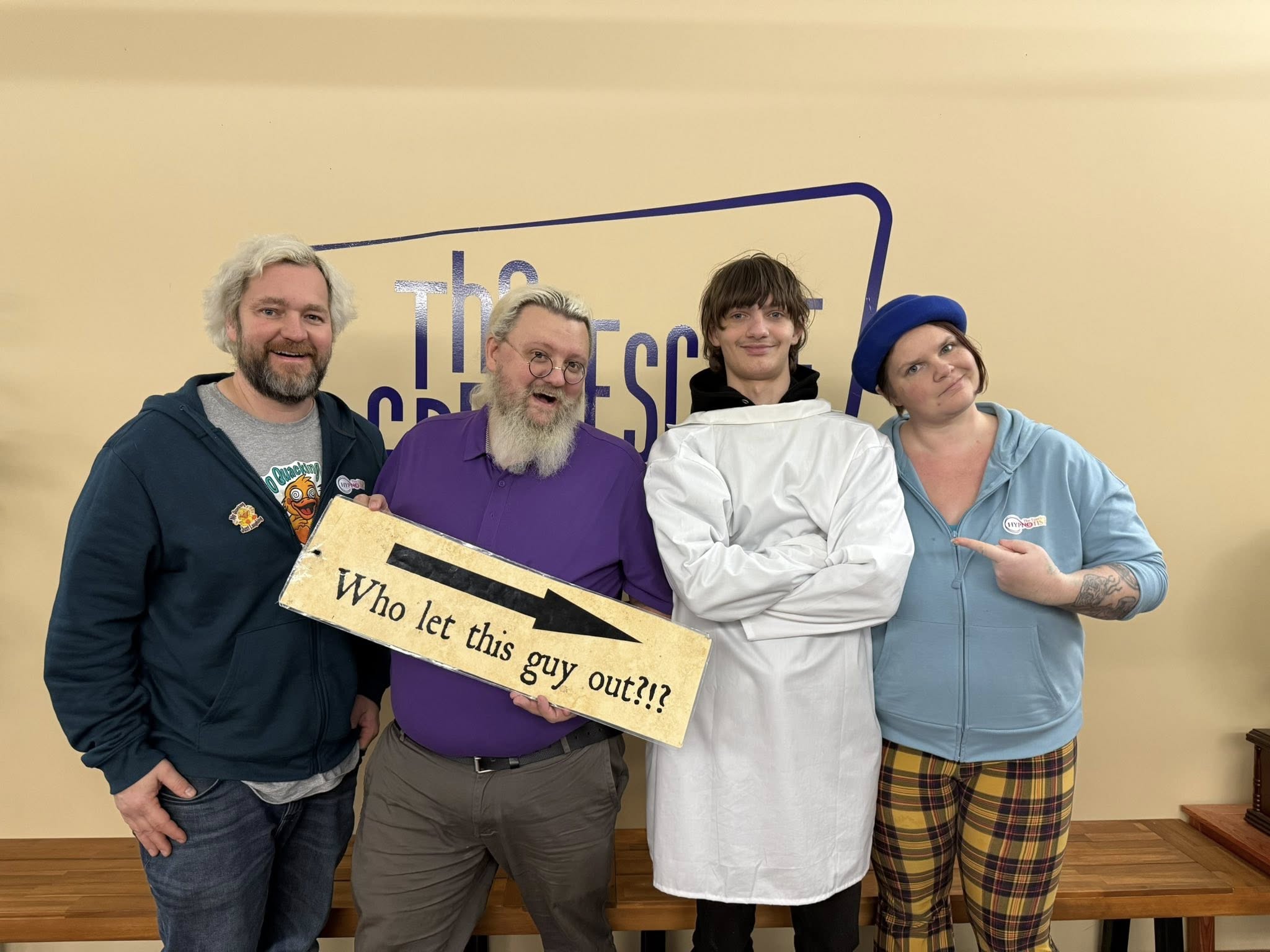 Roger at an Escape Room